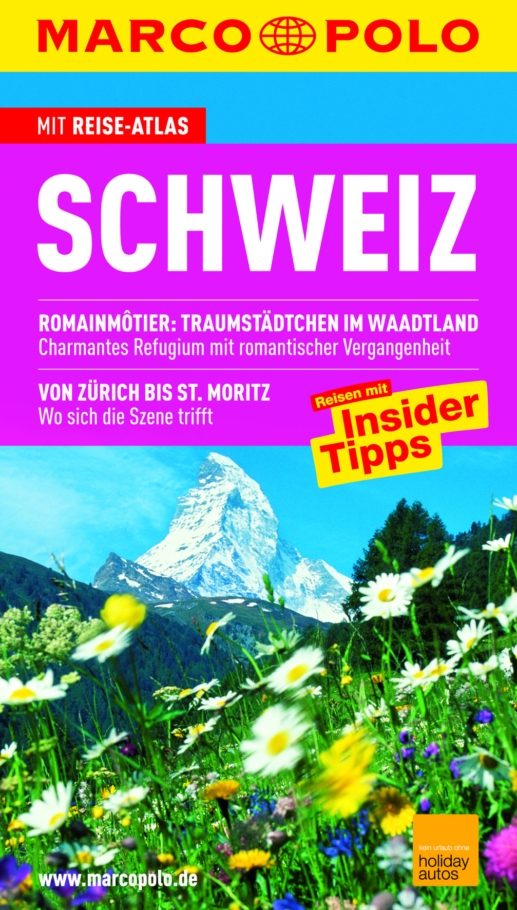 Empfehlung: Marco Polo Reiseführer für die Schweiz